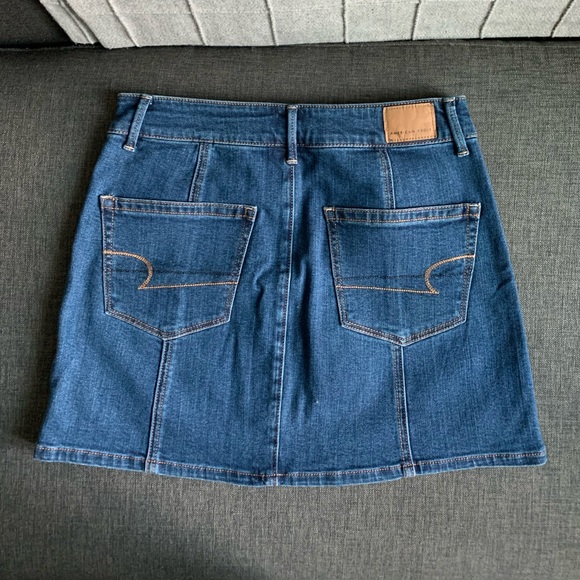 AE High-waisted Denim Skirt - Picture 4 of 4